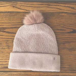 Sherpa Weave Pom Beanie